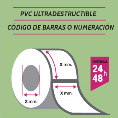 PVC código de barras